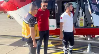 Solunum Sıkıntısı Yaşayan Bebek Ambulans Helikopterle Gaziantep'e Sevk Edildi