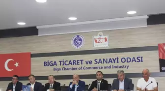 AK Parti Çanakkale Milletvekili Ayhan Gider, Biga Ticaret ve Sanayi Odası'nı ziyaret etti