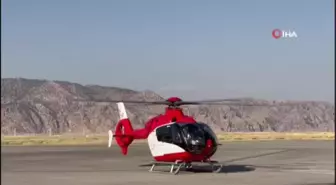 Ambulans helikopter bir haftalık bebek için havalandı