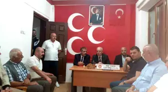 MHP Eskişehir İl Başkanı İsmail Candemir, MHP İnönü İlçe Başkanlığını ziyaret etti