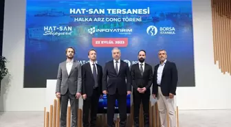 Hat-San Tersanesi Borsa İstanbul'da Halka Arz Edildi