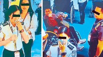 Filipinler'de havalimanı güvenlik görevlisi çaldığı parayı yutarak kaçmaya çalıştı