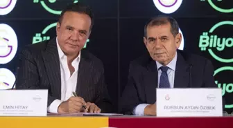 Galatasaray Kulübü ile Bilyoner Arasında Sponsorluk Anlaşması İmzalandı