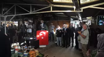 Sinop'un Gerze ilçesinde ahilik geleneği olan cuma günleri pazar esnafı duası gerçekleştirildi