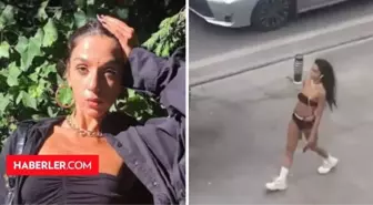 Melisa Aydınalp kimdir? Manken Melisa Aydınalp kaç yaşında, neden bikini ile sokağa çıkıyor?