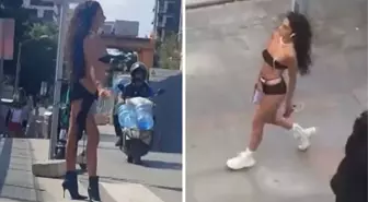 Sokakta mayoyla gezdiği için gözaltına alınan manken Melisa Aydınalp, ahlakla ilgili kitap okumak şartıyla serbest bırakıldı