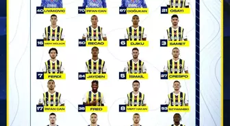 Fenerbahçe, Corendon Alanyaspor maçı için kadro belirledi