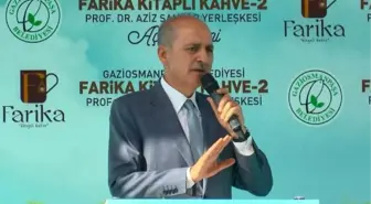 TBMM Başkanı Numan Kurtulmuş, Farika 2 Kitaplı Kahve Prof.Dr. Aziz Sancar Yerleşkesi'nin açılış törenine katıldı