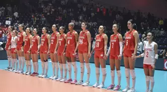 A Milli Kadın Voleybol Takımı Belçika'yı 3-0 Yendi