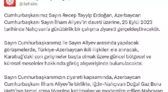 Cumhurbaşkanı Erdoğan, Nahçıvan'a gidiyor