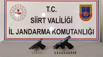 Siirt'te silah ve mühimmat kaçakçılığı operasyonu