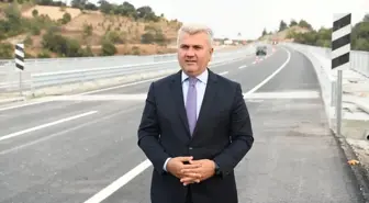 Balıkesir-Dursunbey kara yolundaki Naipler Viyadüğü trafiğe açıldı