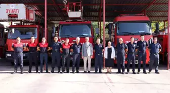 Marmaris Belediye Başkanı İtfaiye Personeline Teşekkür Etti