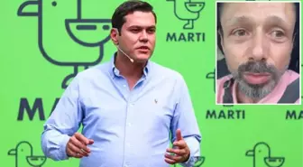 Martı CEO'su Öktem görüntüleri paylaştı! Taksicilerden uygulama üzerinden çağırdıkları sürücülere tehdit