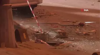 Bahçelievler'de doğalgaz patlaması sonrası sokak trafiğe açıldı