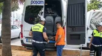 Mersin Büyükşehir Belediyesi, Okul Servis Araçlarını Denetliyor