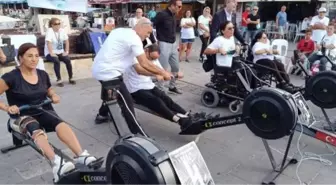 Foça'da Paralimpik Kürek Etkinliği Gerçekleştirildi