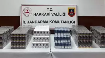 Hakkari'de 2 Bin 640 Paket Gümrük Kaçağı Sigara Ele Geçirildi