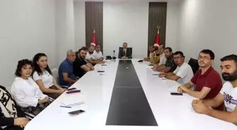 Müdür Tosun, emlak birimiyle toplantı gerçekleştirdi