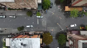 ABD'nin New York kentinde sel! Acil durum ilan edildi