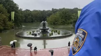 New York'ta Şiddetli Yağışlar Sonucu Central Park Sular Altında Kaldı