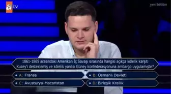 1861-1865 arasında Amerikan İç Savaşı sırasında hangisi açıkça kölelik karşıtı Kuzey'i desteklemiş ve kölelik yanlısı Güney konfederasyonuna ambargo