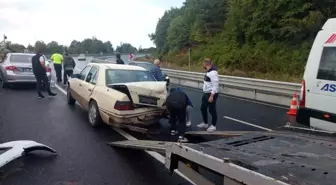 Zonguldak-Ereğli Yolunda Zincirleme Trafik Kazası: 1 Yaralı