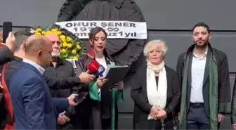 Onur Şener'in Anması Yapıldı