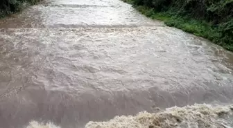 Samsun Terme'de Yağışlar Irmakların Değerini Yükseltti