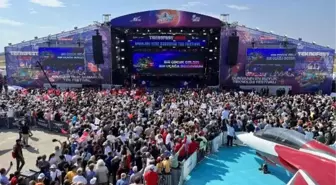 TEKNOFEST İzmir'de 1 milyon 100 bin kişi tarafından ziyaret edildi
