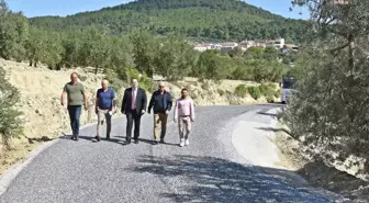 Akhisar Belediyesi Yatağan ve Zeytinliova Mahalleleri Bağlantı Yolunu Tamamladı