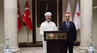 Diyanet İşleri Başkanı Ali Erbaş Bursa'da hafızlık icazet programına katıldı