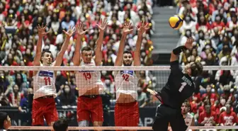 A Milli Erkek Voleybol Takımı Japonya'ya 3-0 yenildi