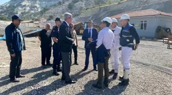 Beypazarı'ndaki kömür madeni kazasında riskli bölgeler temizlendi