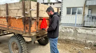 Aydıntepe'de Traktör Sürücülerine Reflektör Dağıtıldı