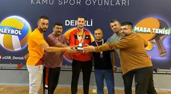 Çameli Belediyesi Voleybol Takımı Kamu Spor Oyunları Turnuvasında 3. Oldu