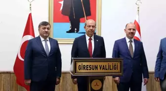 KKTC Cumhurbaşkanı Ersin Tatar Giresun Kalesini Ziyaret Etti