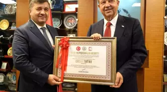 KKTC Cumhurbaşkanı Tatar Giresun'un fahri hemşehrisi oldu