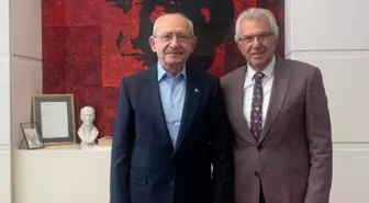 Ödemiş Belediye Başkanı Mehmet Eriş, CHP Genel Başkanı Kemal Kılıçdaroğlu'nu ziyaret etti