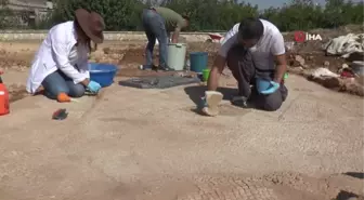 Bin 700 yıllık mozaikte restorasyon ve konservasyon çalışması başladı