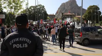 Afyonkarahisar'da Filistin'e Destek Gösterisi Düzenlendi