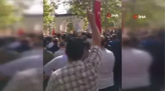 Ankara'da Hacı Bayram Camii'nde İsrail Protestosu