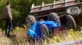 Niğde'de traktör devrildi, sürücü hayatını kaybetti