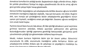 İYİ Parti Ankara İl Başkanı Faruk Köylüoğlu Görevinden İstifa Etti