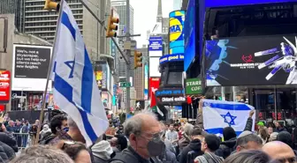 New York'ta Filistin ve İsrail Destekçileri Arasında Protesto Çatışması