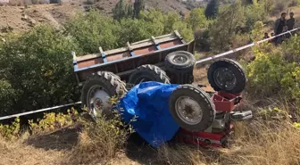 Niğde'de traktör devrildi, sürücü hayatını kaybetti