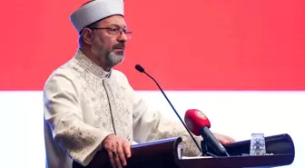Diyanet İşleri Başkanı, cami görevlilerine hutbe sunumu seminerinde konuştu