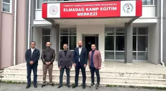 Türkiye Güreş Federasyonu Başkanı Şeref Eroğlu Elmadağ Kamp ve Eğitim Merkezi'nde İncelemelerde Bulundu