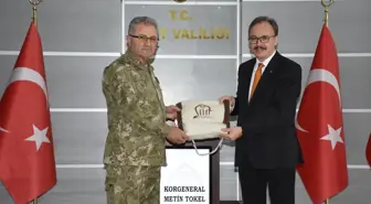 Ordu Komutanı Korgeneral Metin Tokel Siirt Valisi'ni Ziyaret Etti