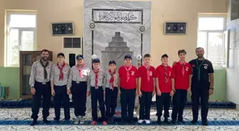 Edirne Müftülüğü Diyanet İzcileri Sarayakpınar Camisi'nde Temizlik Yaptı